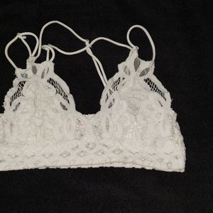 Hummingbird Small flower lace bralette
